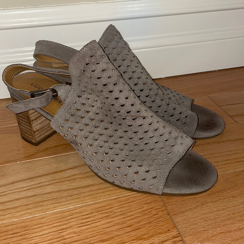Lucky Brand suede sandals